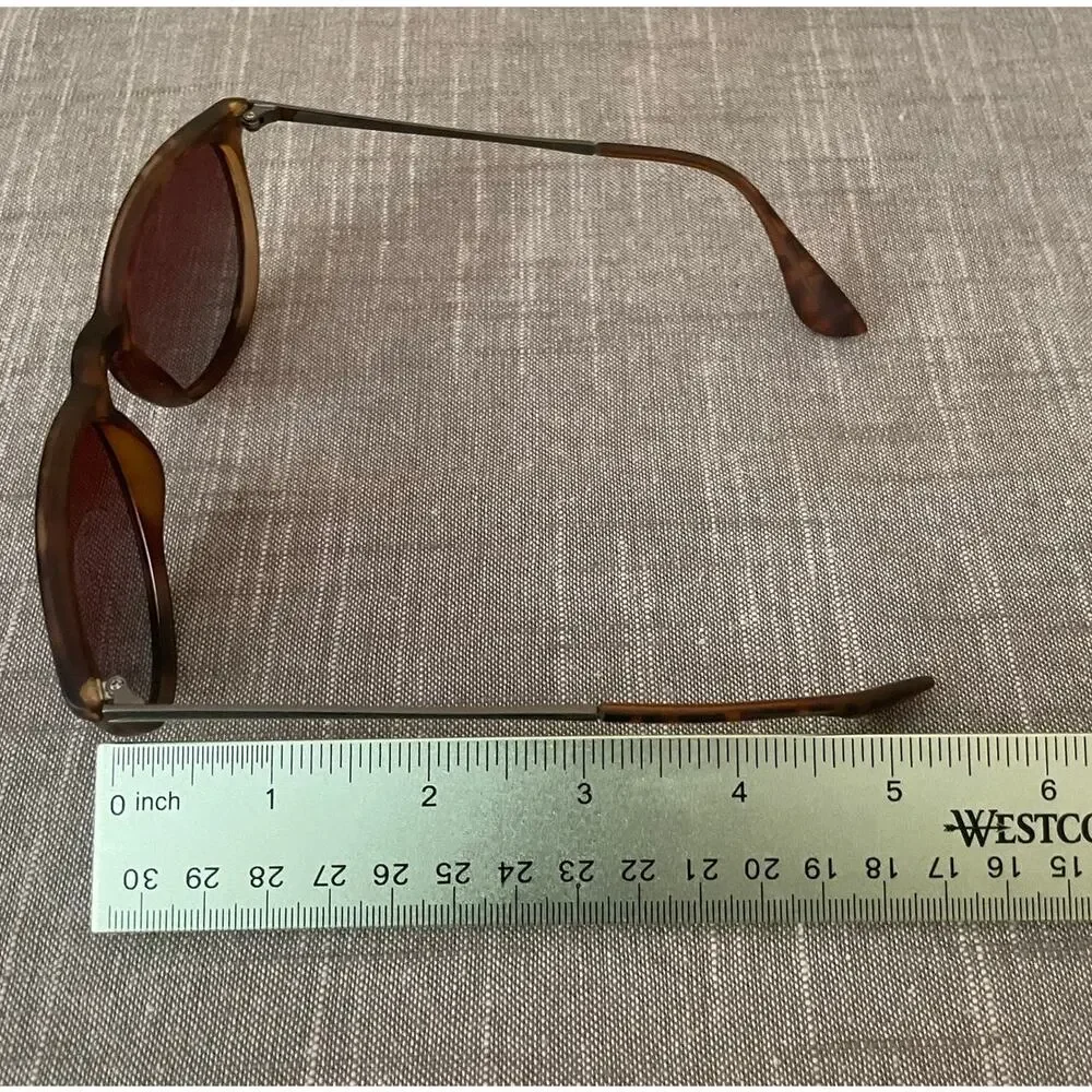 Womens Polarized Brown Tortoise Shell  Round Sunglasses
